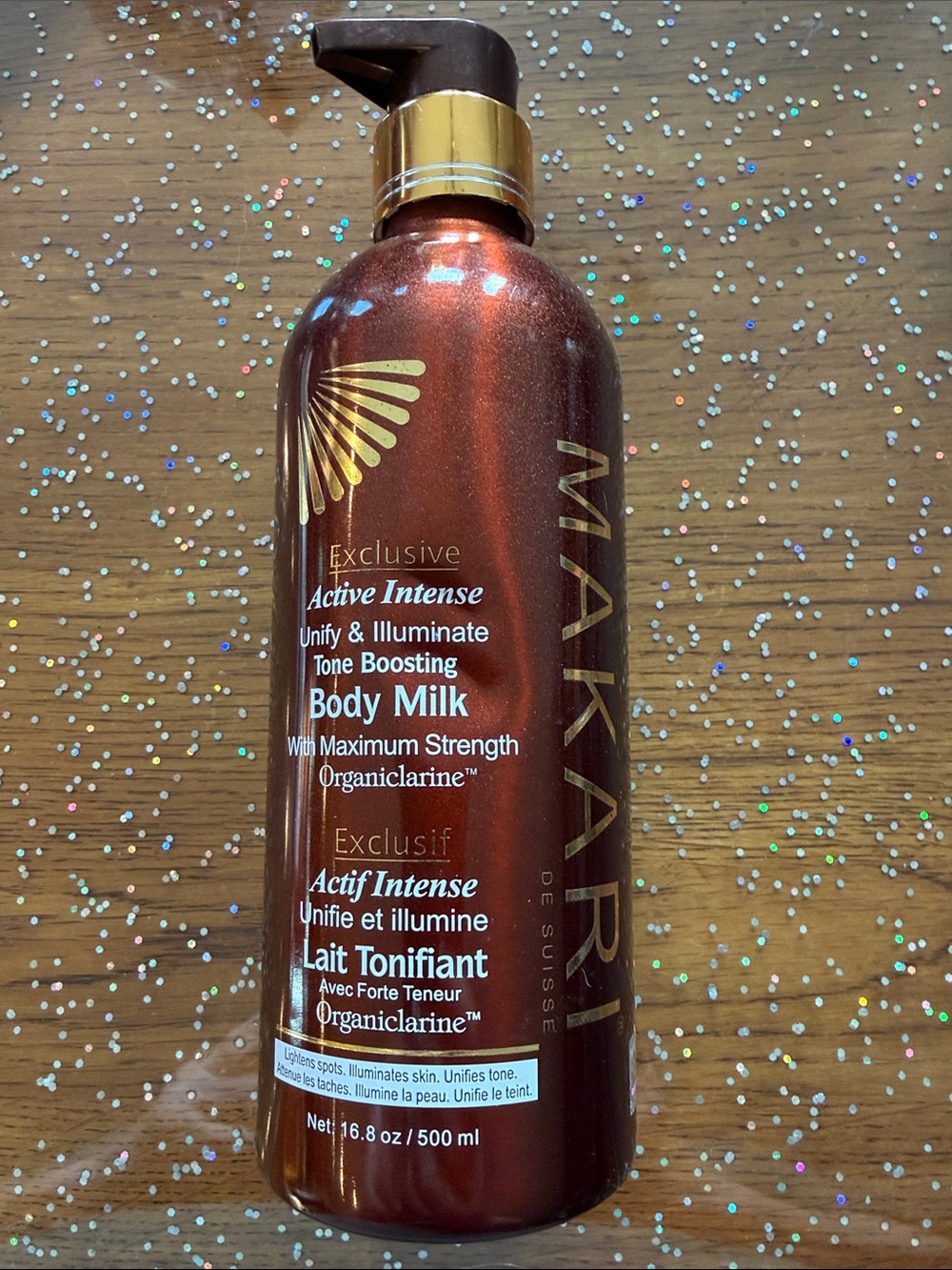 Makariz Active Intense Tone Boosting Body Milk - Bronze